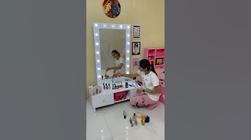 dressing mirror making from cardboard