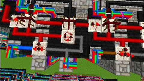 Minecraft Redpower2 16 bits computer WIP, part 5