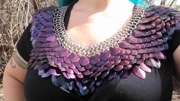 Color Shifting Scalemail Mantle