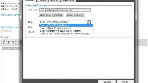 Add Link to Blackboard Discussion Post (no audio)
