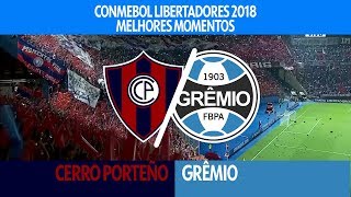 Melhores Momentos - Cerro Porteño 0 x 0 Grêmio - Libertadores - 17/04/2018