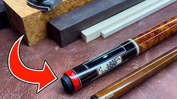 Making an expensive pool cue from scratch