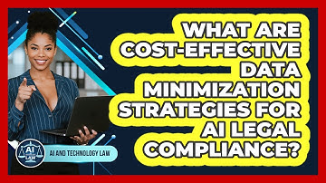 What Are Cost-effective Data Minimization Strategies For AI Legal Compliance?
