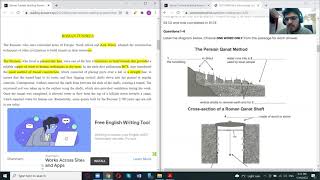 Reading Diagram question IELTS حل أسئلة تحديد الاجزاء في مهارة القراءة