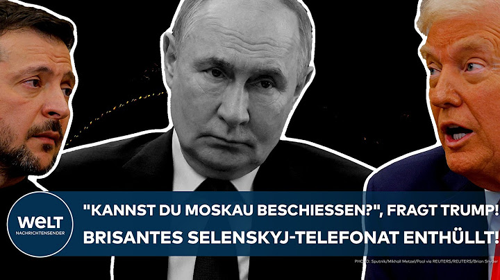 UKRAINE-KRIEG: "Kannst du Moskau beschießen?", fragt Trump! Brisantes Selenskyj-Telefonat enthüllt!