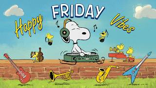 Cozy Friday Jazz with Snoopy✨🎸 Jazz Beats to Boost Your Mood & Focus