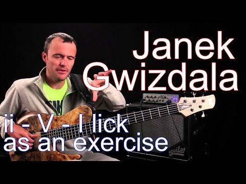 lick-over-ii---v---i-chord-progression.-new-interesting-&-challenging-daily-practice