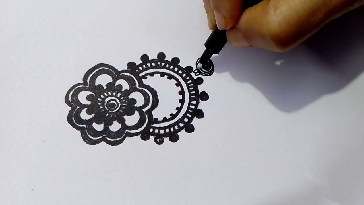 4 minutes simple mehndi design /easy mehndi design 