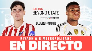 ATLETI vs REAL MADRID TIESIOGIAI iš Rijado Metropoliteno, remiama Beyond Stats