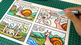 CONTOH CERITA BERGAMBAR KARAKTER BINATANG UNTUK ANAK KELAS 5 SD -TEMA ANTI BULLYING