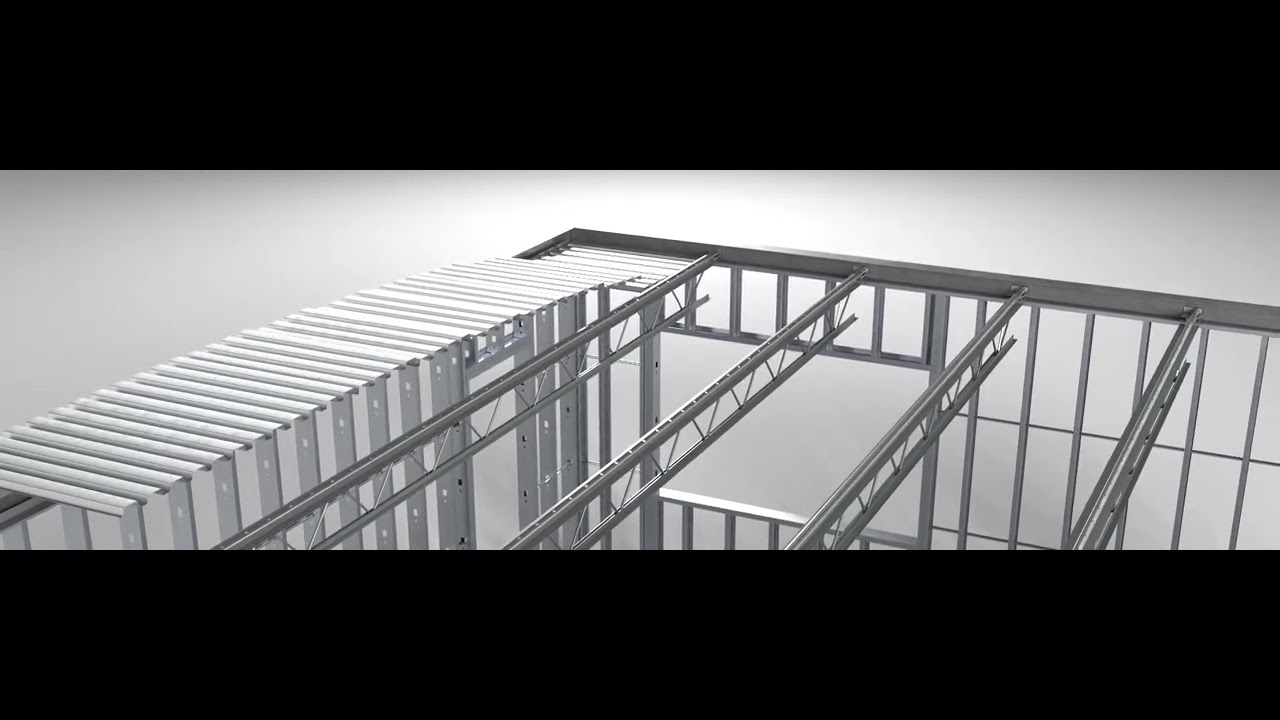 Cor Rise System Système de plancher composite Hambro MD2000 - YouTube