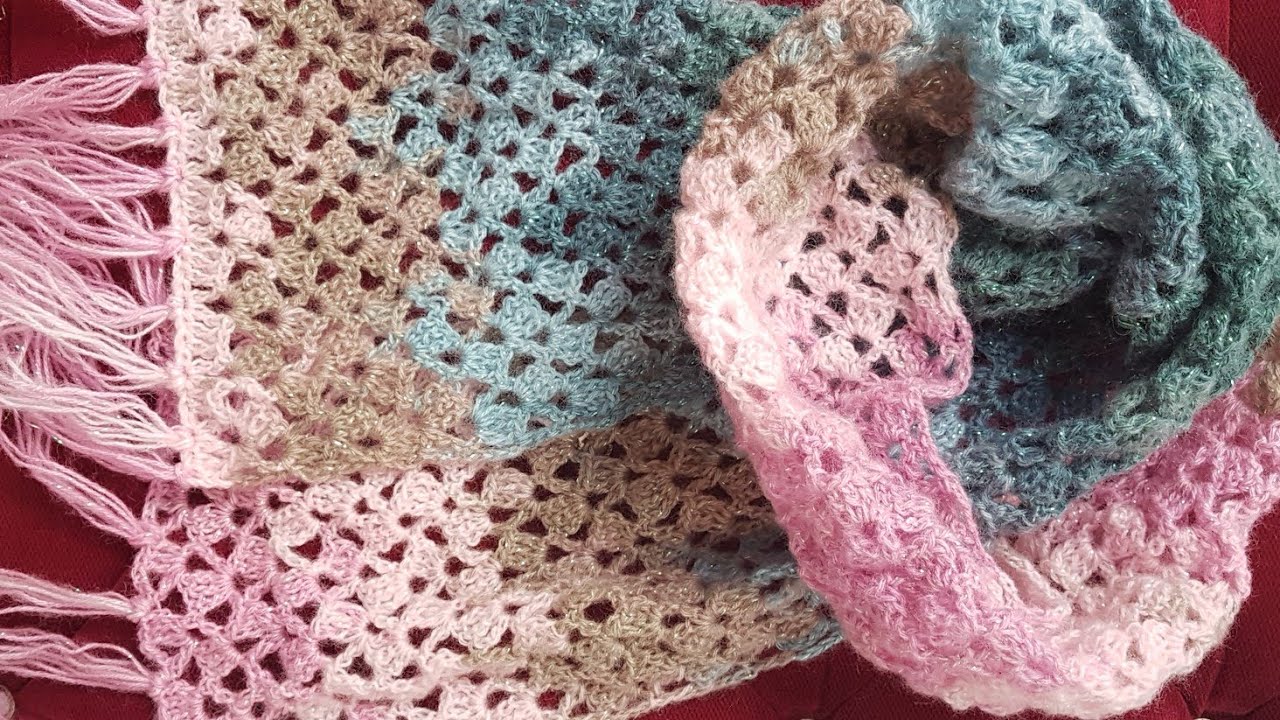 Kolay Tığişi Şal / Easy Lace Shawl
