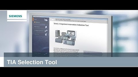 TIA Selection Tool - SIMATIC Configuring drives - SIZER for Siemens Drivers
