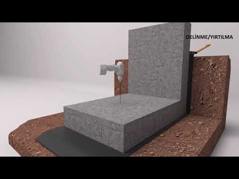 Video: Beton blok temeli nasıl su geçirmezsiniz?