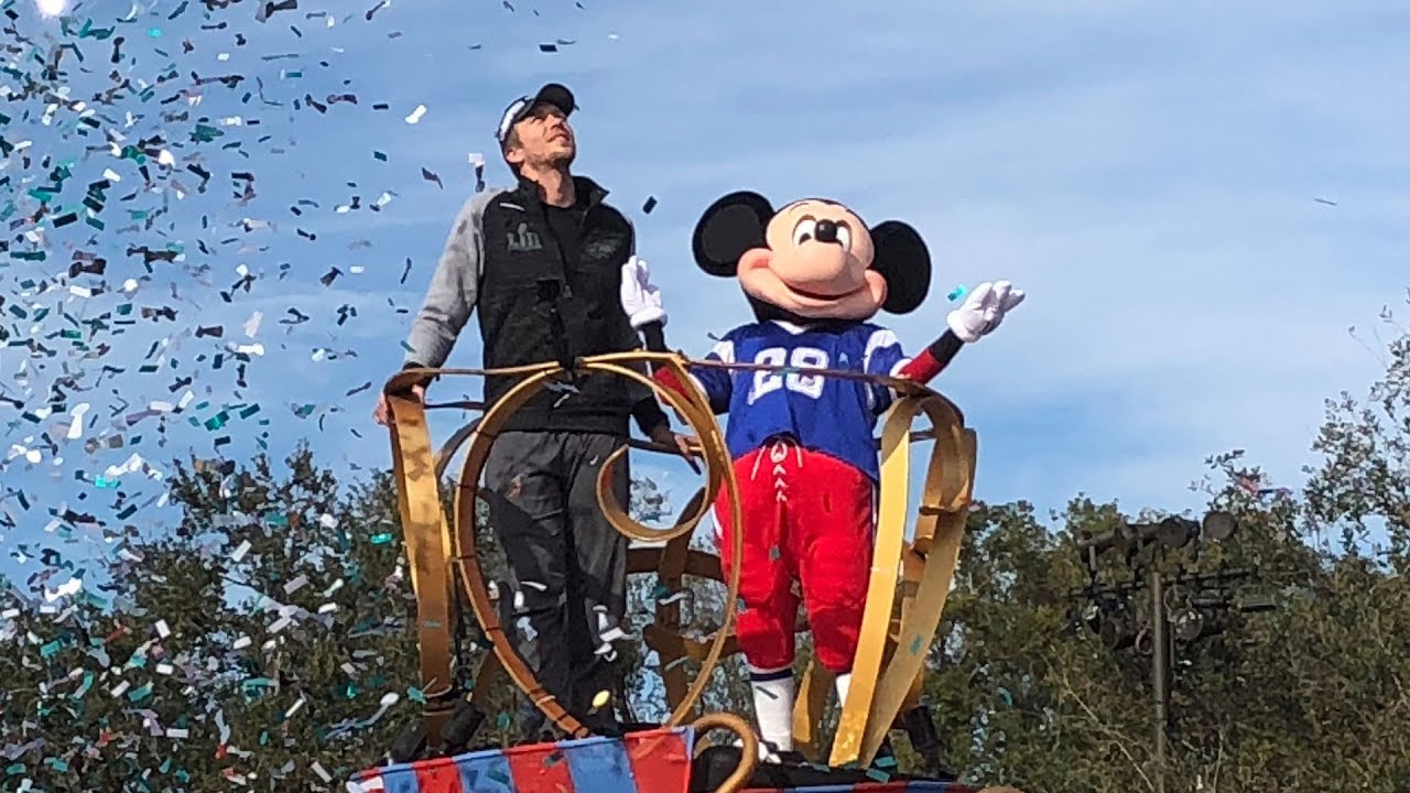 Walt Disney World Super Bowl MVP Nick Foles Parade at 