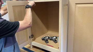 How To Hang Cabinet Doors Equally with a Jig- Its Very Easy!!!