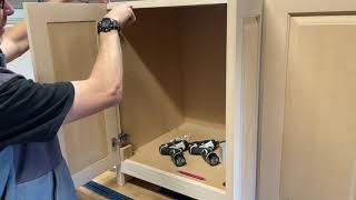 How To Hang Cabinet Doors Equally with a Jig Its Very Easy!!!