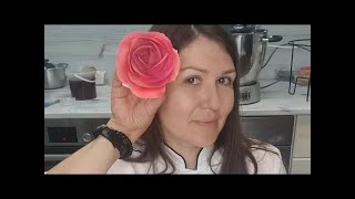 Роза из зефира 🌹🌹🌹от Карины Загоскиной