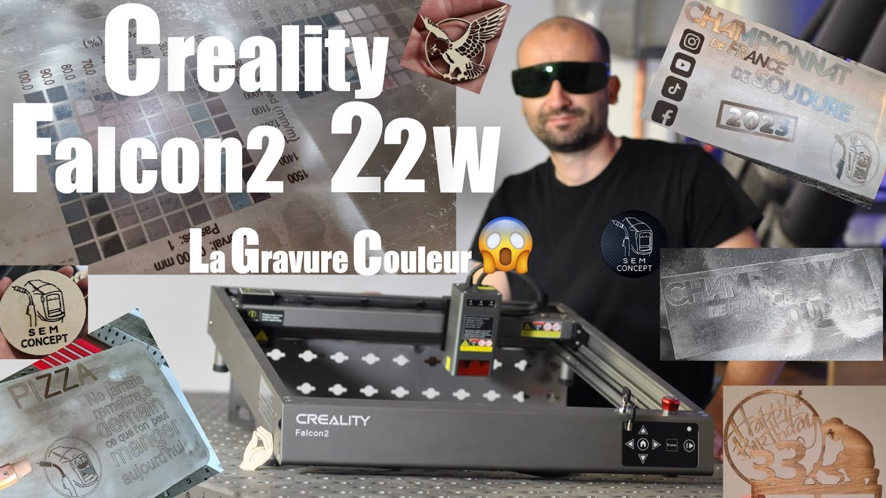 40W Creality Falcon 2 Laser Cutter / Engraver (Cuts Wood In One Pass With  Ease) 