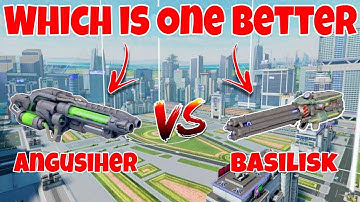 WR🔥Angusiher VS Basilisk Titan Weapon Comparison |WAR ROBOTS|