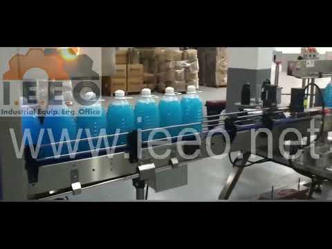 خط تعبئة الصابون السائل النصف الأوتوماتيكي