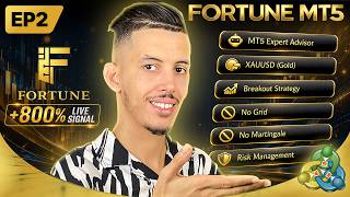 FORTUNE MT5 | Verified Live Signal Results | +800% in 6 Months | XAUUSD EA Review | EP2