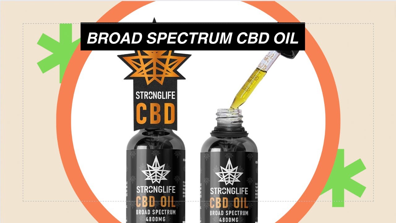stronglife broad spectrum cbd oil anxiety relief, pain relief and