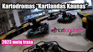 Kartodromo "Kartlandas Kaunas" 2023 metų trasa ir jos analizė