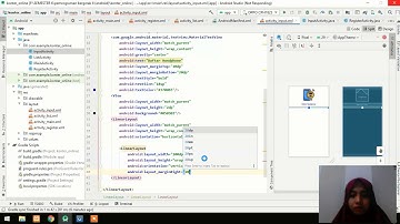 Tutorial Pembuatan Desain Input Aplikasi Konter  Online (Android Studio)
