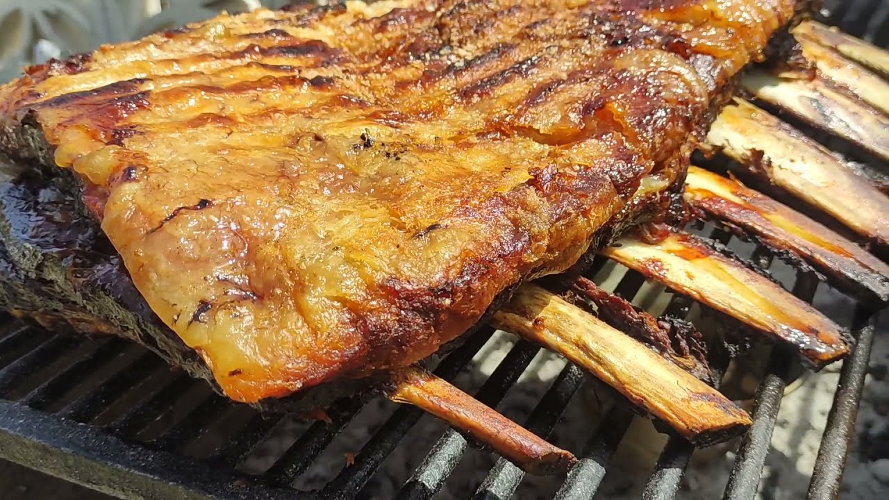 COSTILLAR A LA PARRILLA 🔥. COSTILLAR ENTERO.10 KILOS DE PURO SABOR 🤤