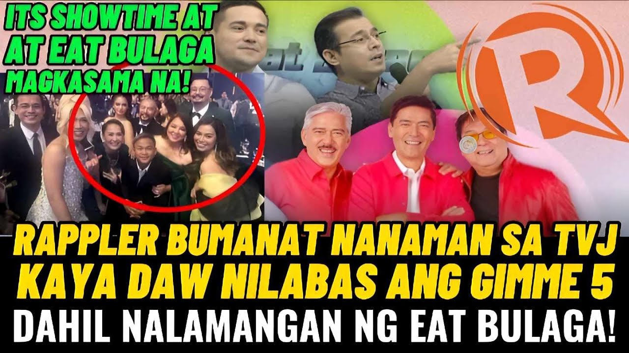 ⁣TVJ BINANATAN NANAMAN NG RAPPLER KAYA DAW INILABAS ANG GIMME 5 DAHIL NALAMANGAN NG EAT BULAGA