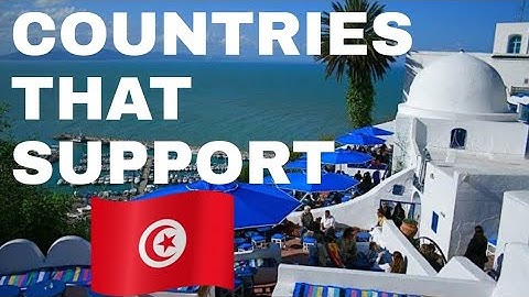 🇹🇳 Top 10 Countries that Support Tunisia | Includes Turkey Egypt & UAE | Yellowstats 🇹🇳