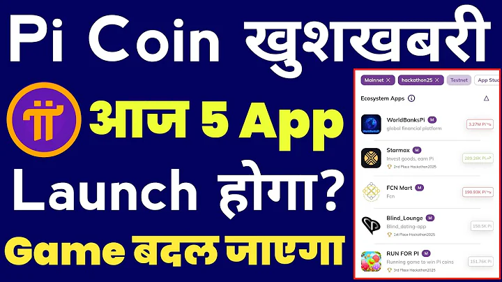 Pi में  App Launch? | Pi Coin खुशखबरी | Pi Network New Update | Pi Price Prediction today 
