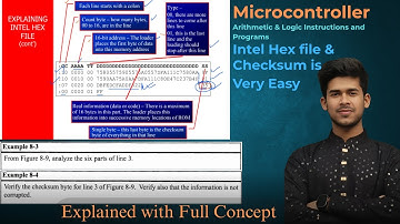 F-ch_8 Intel Hex file | Check sum Operation | Corruption Check | Microcontroller | Bangla Tutorial