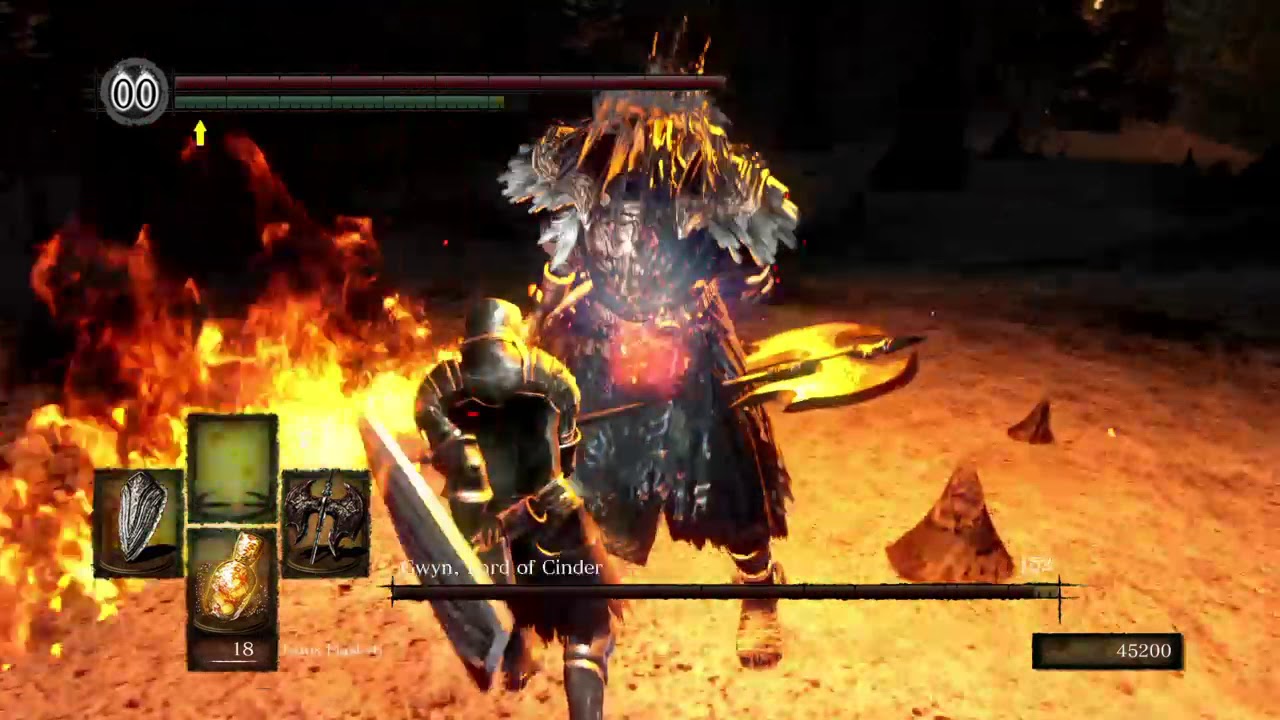 Dark Souls Remastered Final Boss Fight: Gwyn, Lord of Cinder - YouTube - Dark Souls Remastered Soul Of Gwyn