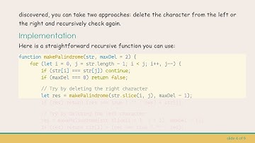 How to Create a Palindrome by Removing Characters in JavaScript