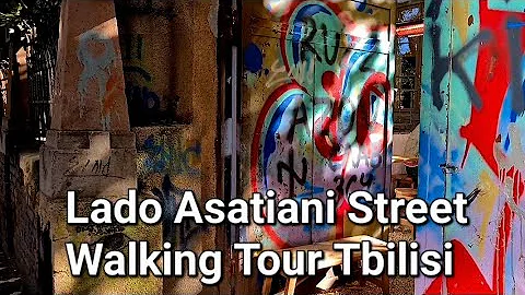 Lado Asatiani Street Walking Tour Tbilisi Georgia #walking #tour #video #travel #withme #shere 