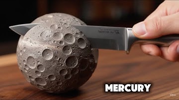 Slicing the Solar System: ASMR Knife Cuts Through Every Planet