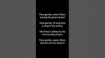 Thumbnail of Afton Water sung #shorts