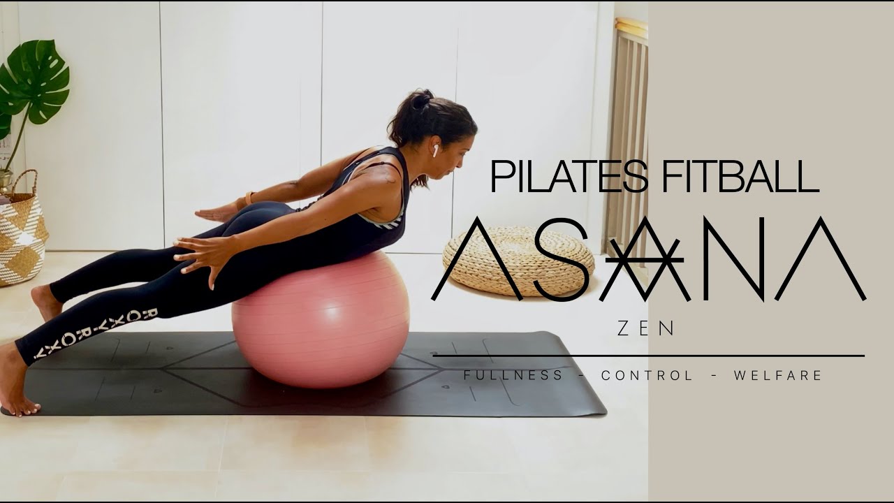 PILATES FITBALL /PILATES PELOTA /PILATES INTERMEDIO /PILATES SUELO /PILATES MAT CON VANESSA Sikale