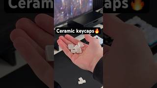 Ceramic Keycaps are by far the best…. #asmr #desksetup #ceramic #keycaps
