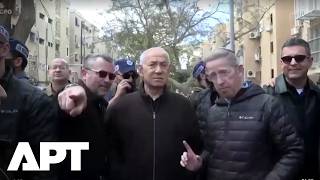 Netanyahu Visits Arad Missile Strike Site, Urges Citizens To Use Shelters Apt