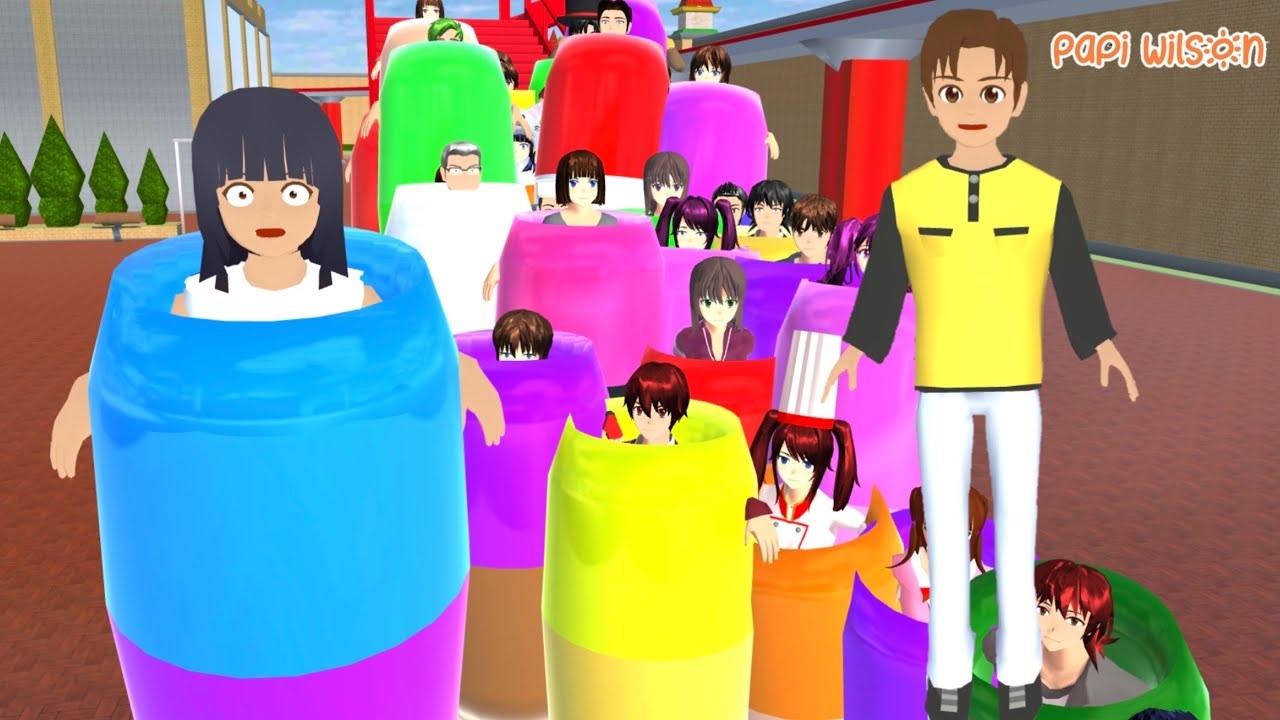Yuta Prank Mio Sakura Dan Semua Orang Jadi Sushi 🤣🙄 | Sakura School Simulator | Papi Wilson