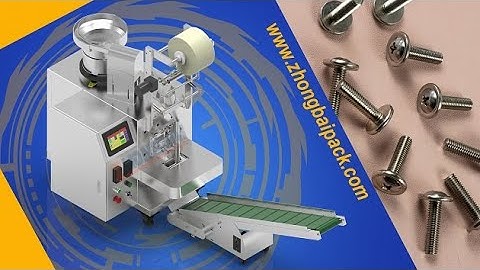 Hardware Fastener Screw Counting Packaging Machine Bolt Packing Machine