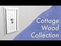 Amerelle cottage wood white collection decorative wall switch plates