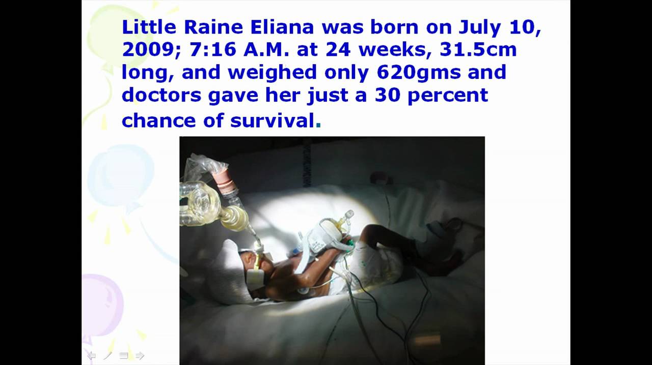 How my premature baby survived being born at 24 weeks youtube