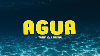 Tainy, J Balvin - Agua (Letra / Lyrics)