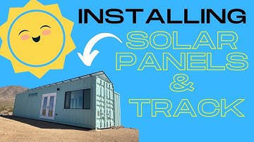 Installing Solar Panels and Track To A 40