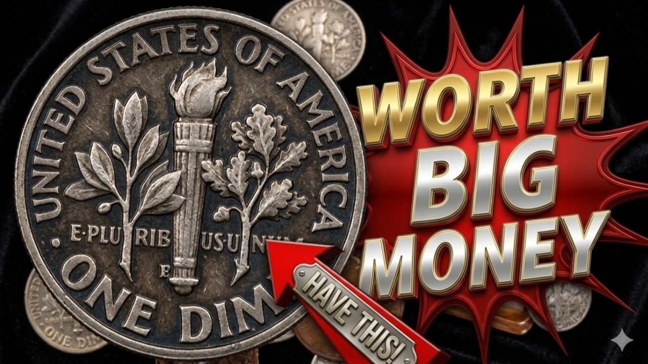 STOP! Don't Spend This Black Dime! Top 5 Rare Roosevelt Finds Worth $5,000+