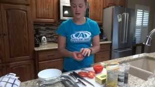 Tomato frittata -